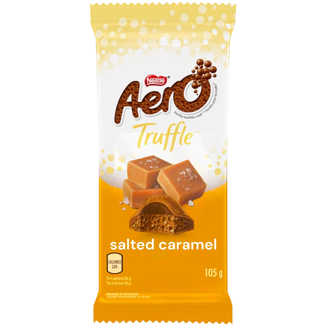 Aero Truffle Salted Caramel Chocolate Chocolate Block - 3.7oz (105g)