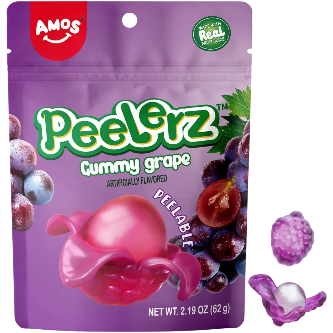 Amos Peelerz Grape Share Bag - 6oz (170g)