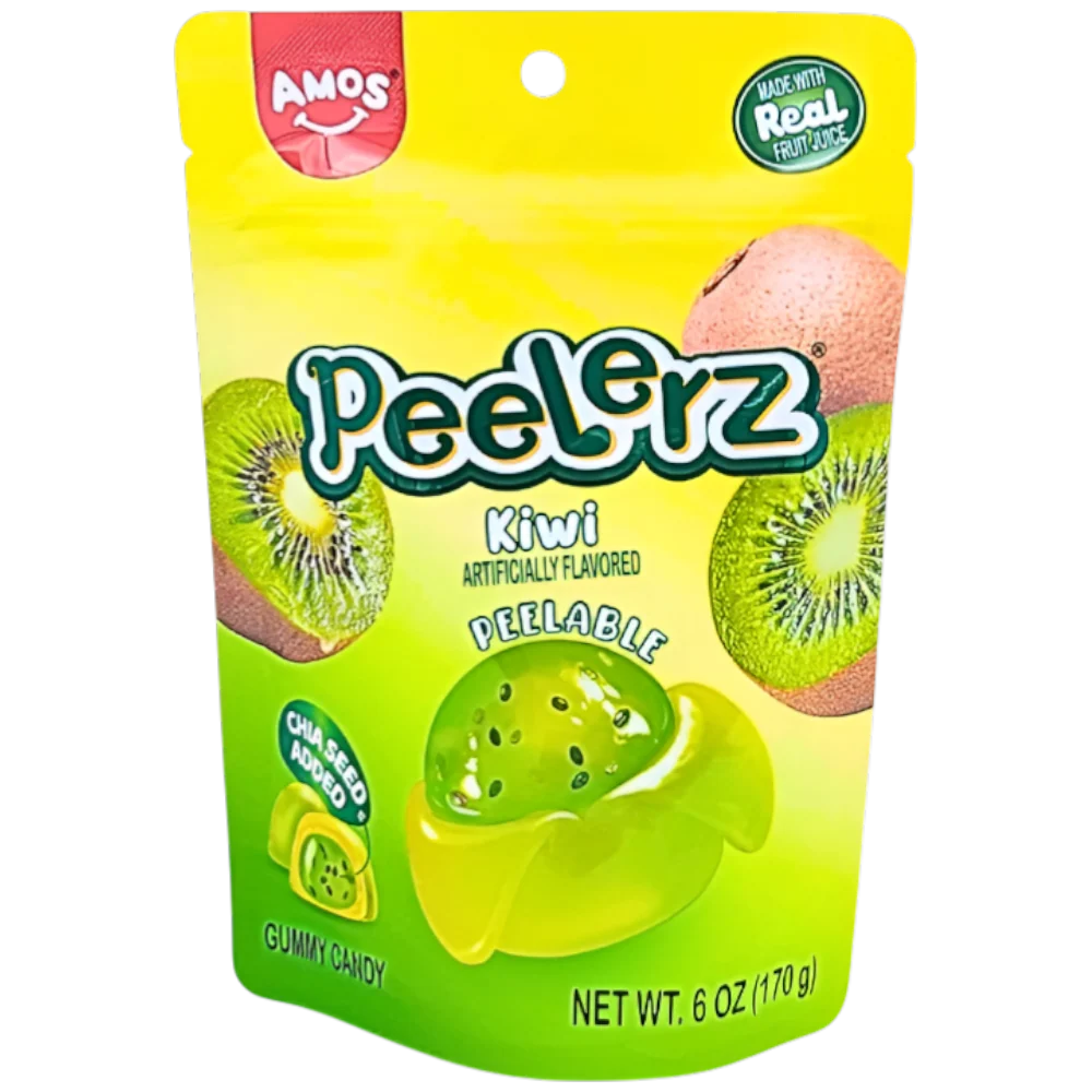 Amos Peelerz Gummy Kiwi - 6oz (170g)