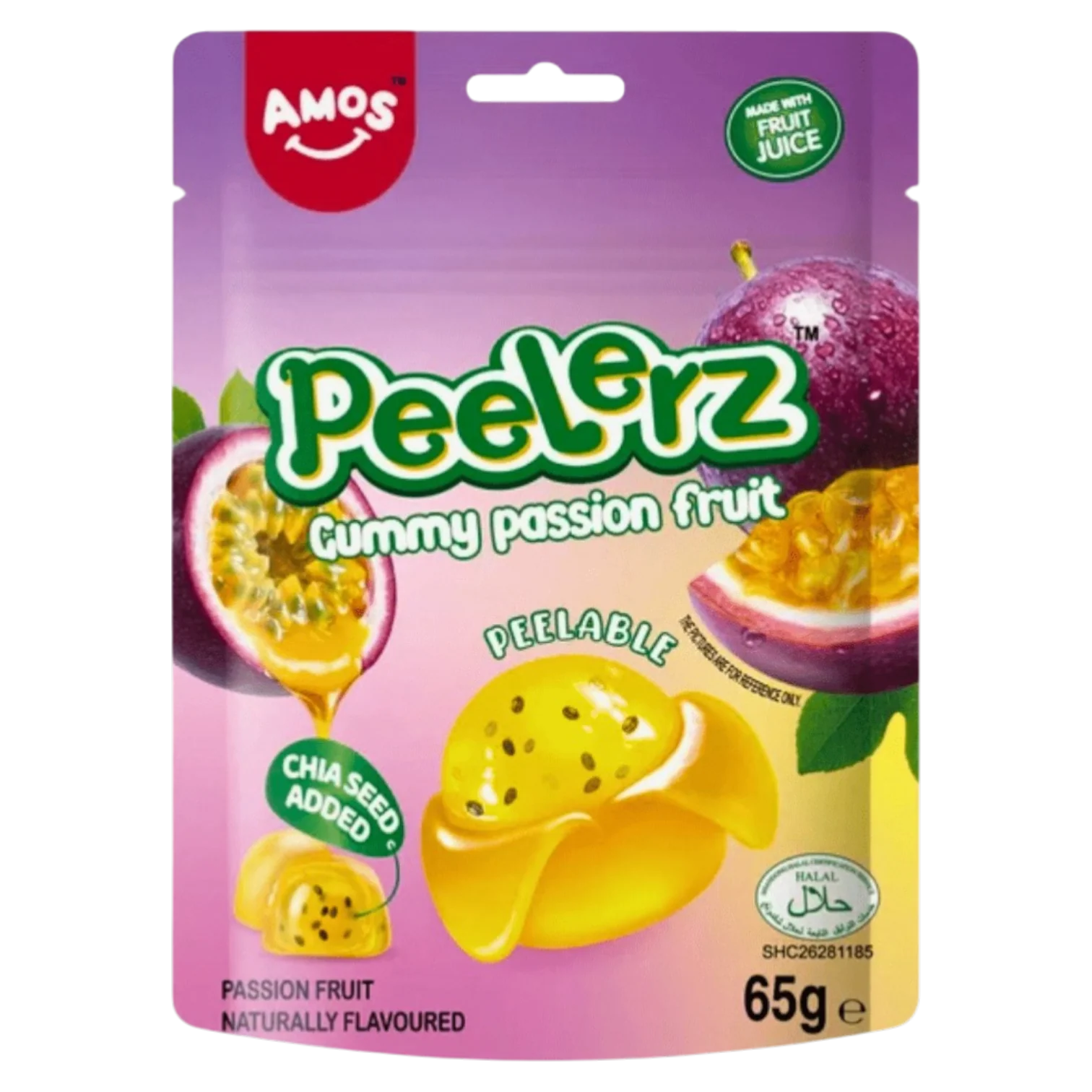 Amos Peelerz Passion Fruit - 2.3oz (65g)