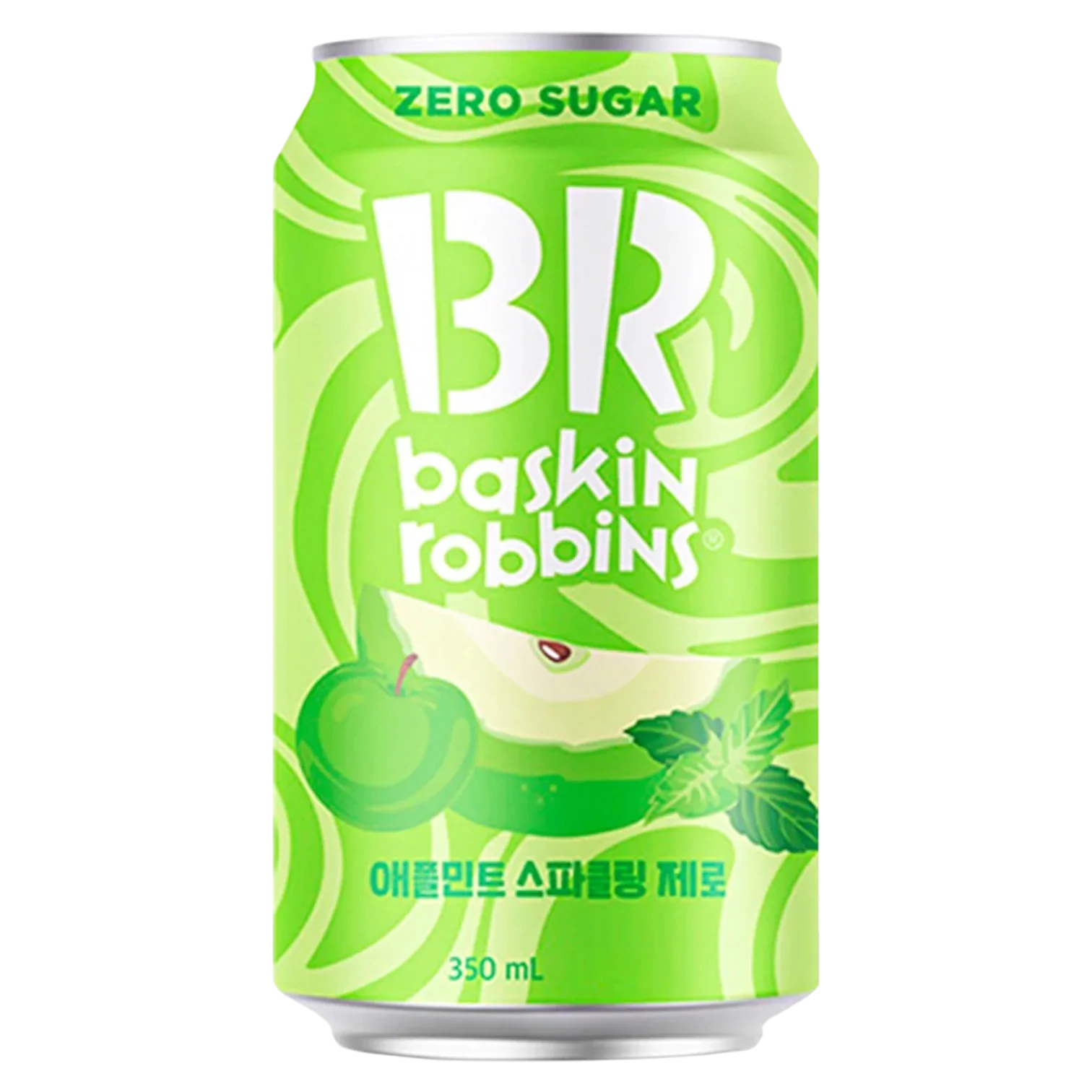 Baskin Robbins Apple Mint Soda Zero Sugar - 11.8fl.oz (350ml)