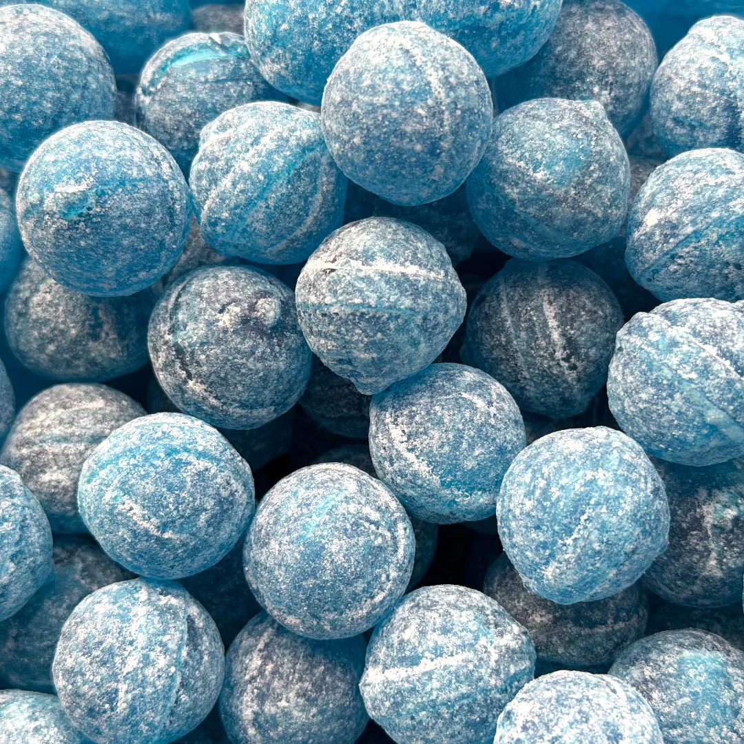 Blue Raspberry Super Sour Fizz Bombs