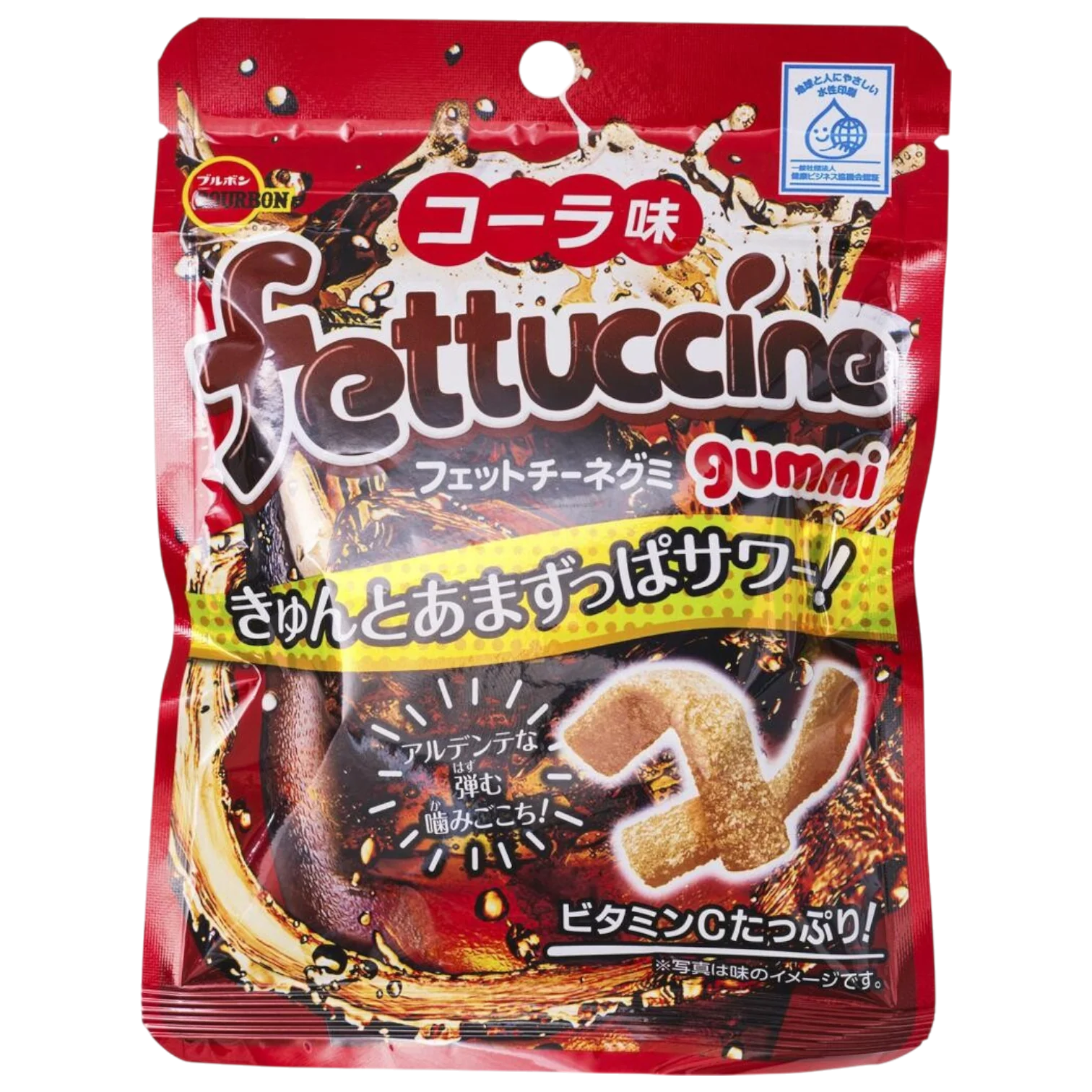Bourbon Fettuccine Cola Gummy Candy (Japan) - 1.76oz (50g)
