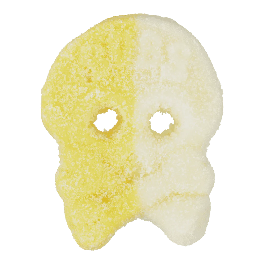 BUBS Sour Passion Pineapple Foam Skulls - Image 2