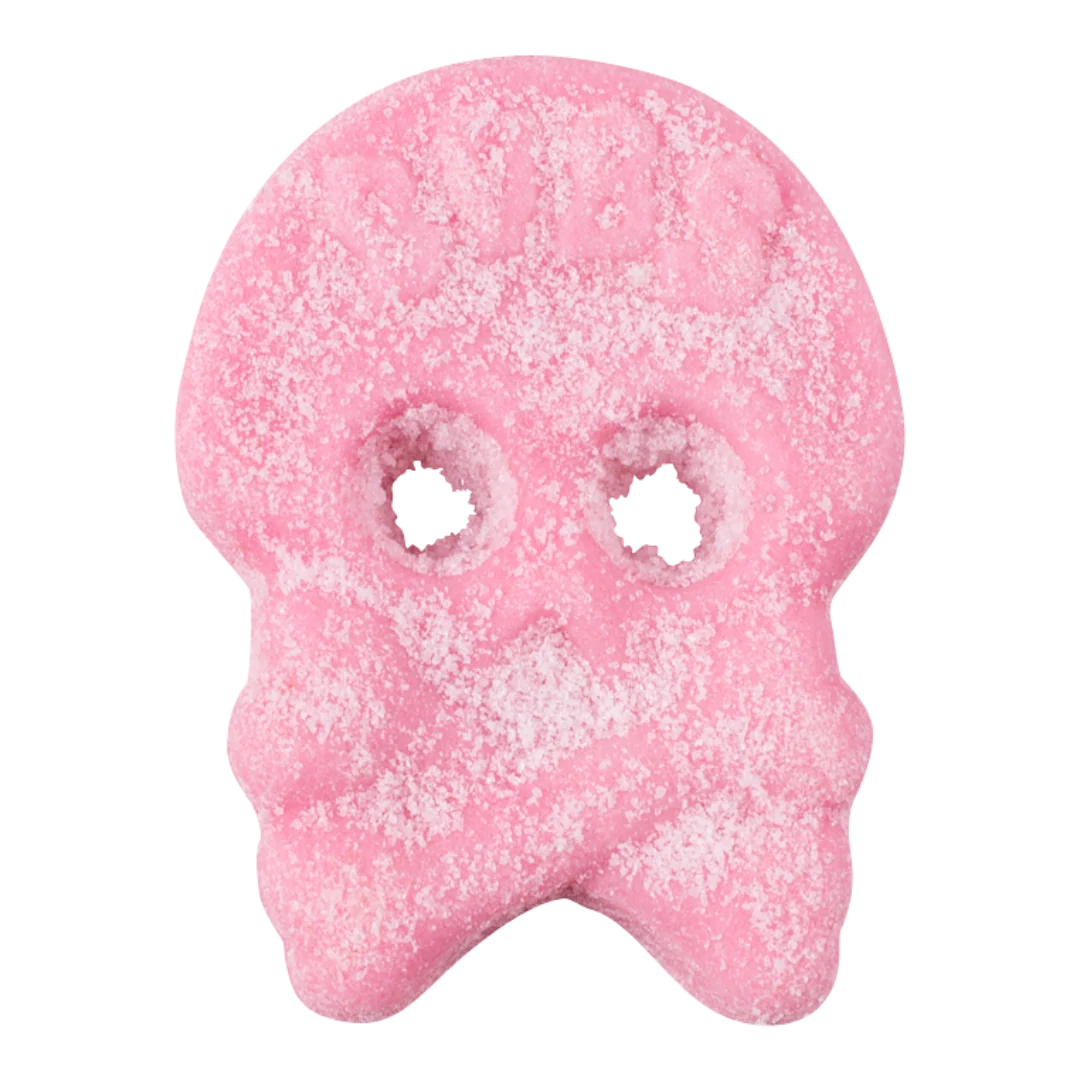BUBS Sour Raspberry Foam Skulls - Image 2