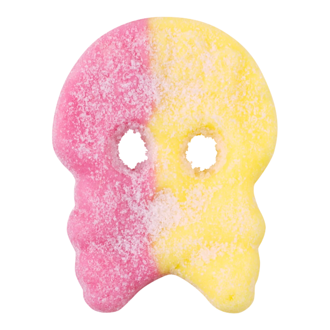 BUBS Sour Raspberry & Lemon Foam Skulls - Image 2