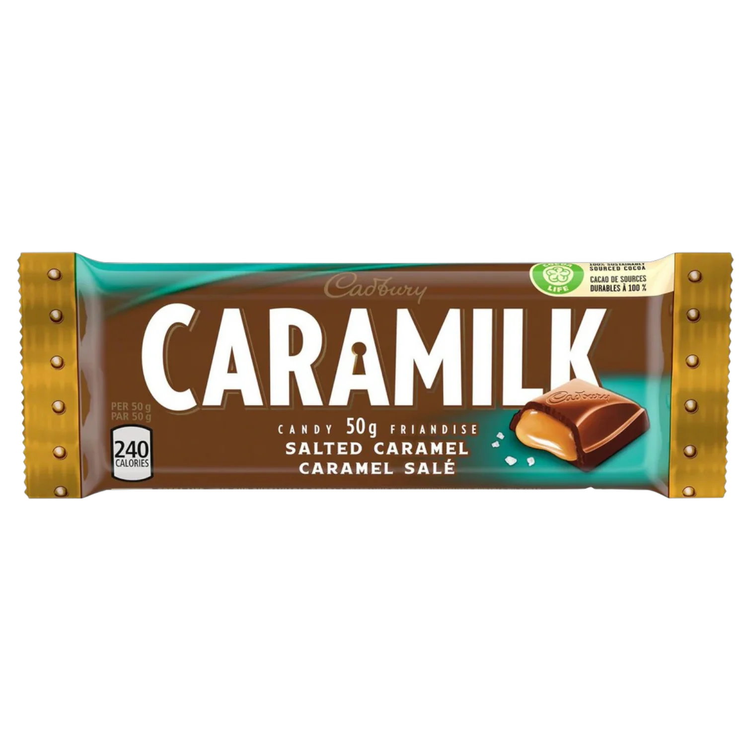 Cadbury Caramilk Salted Caramel Chocolate Bar - 1.76oz (50g)