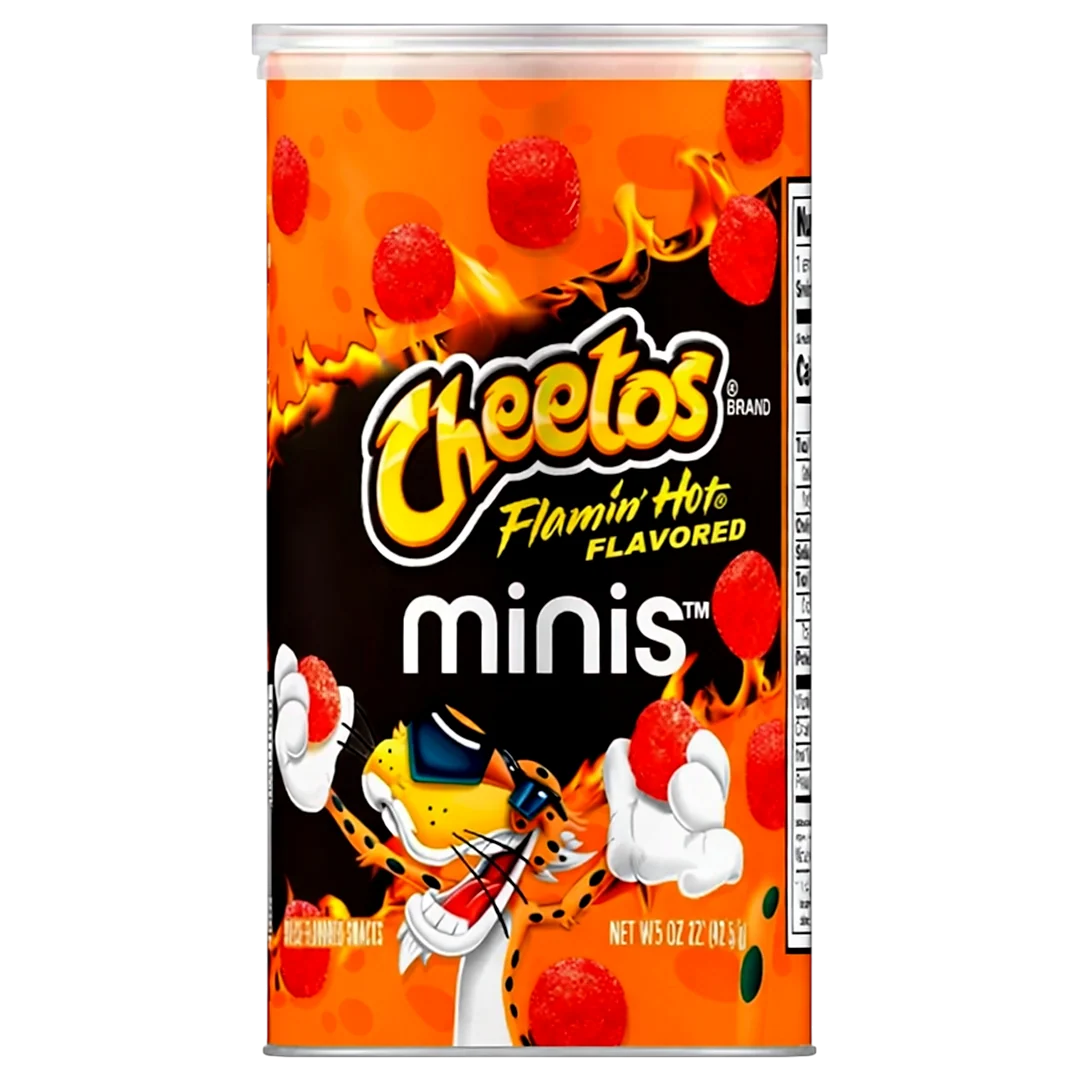 Cheetos Flamin Hot Minis Canister - 1.5oz (42.5g)