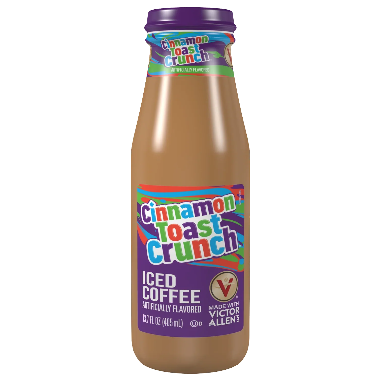 Cinnamon Toast Crunch Victor Allen's Iced Latte Glass Bottle - 13.7fl.oz (405ml)