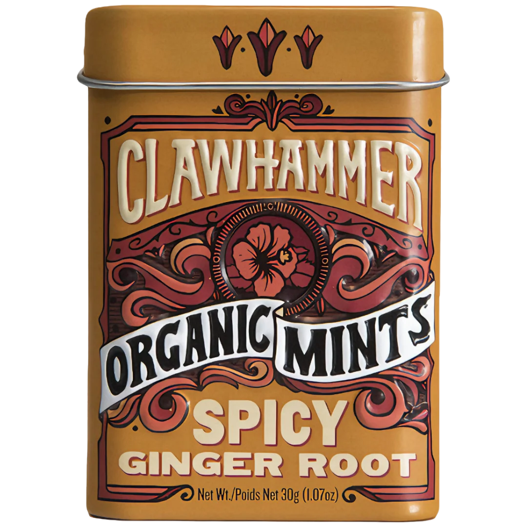 Clawhammer Organic Mints Spicy Ginger Root (Canada) - 1.07oz (30g)