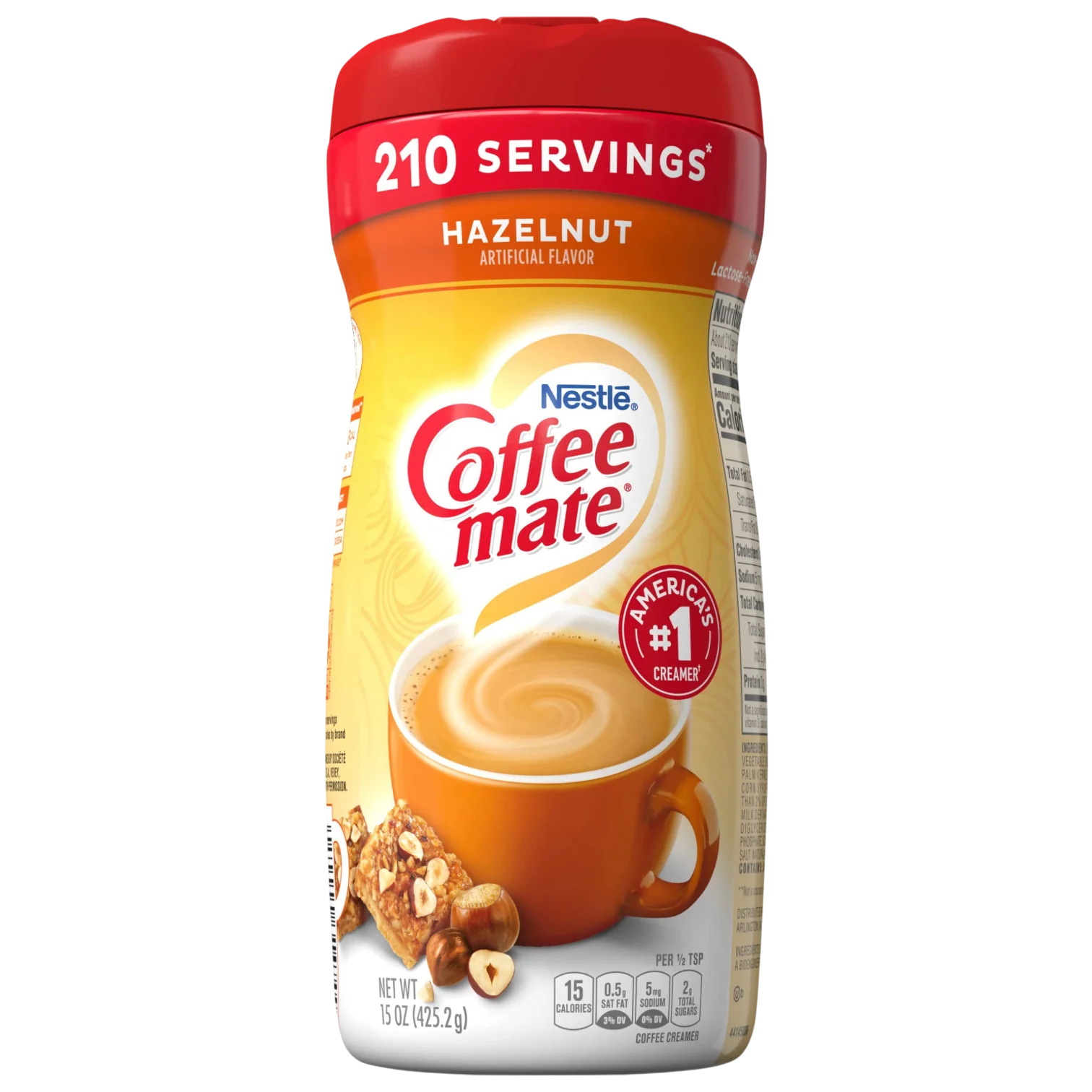 Coffee-Mate Hazelnut Powdered Creamer - 15oz (425.2g)