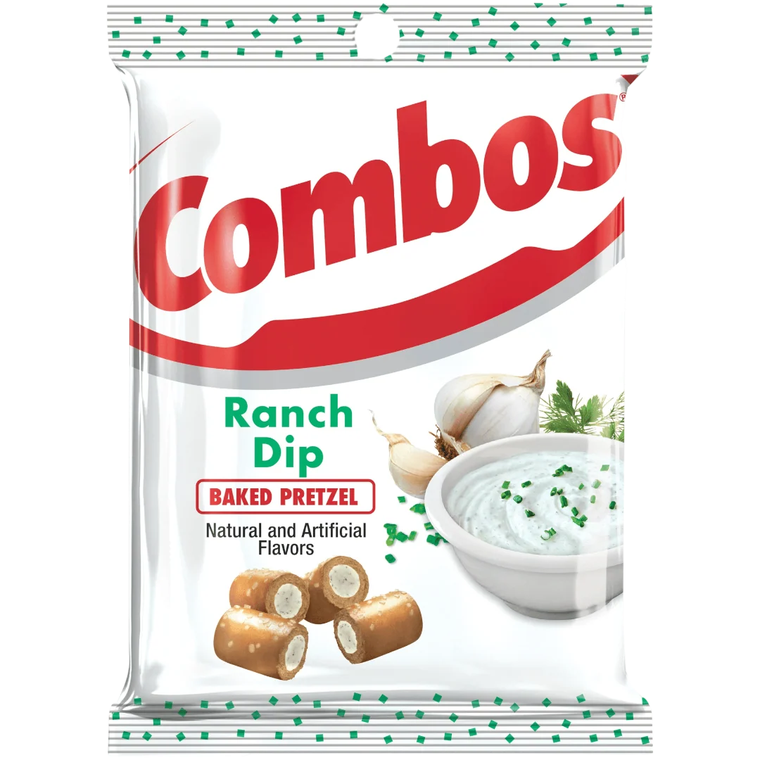 Combos Ranch Dip Stuffed Baked Pretzel Bites - 6.3oz (178g)
