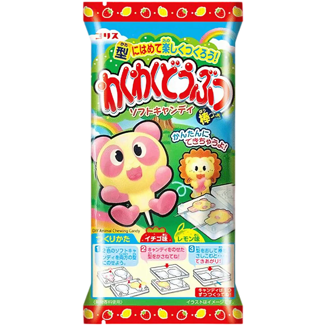 Coris DIY Kawaii Animal Candy Lollipop Kit (Japan) - 0.71oz (20g)