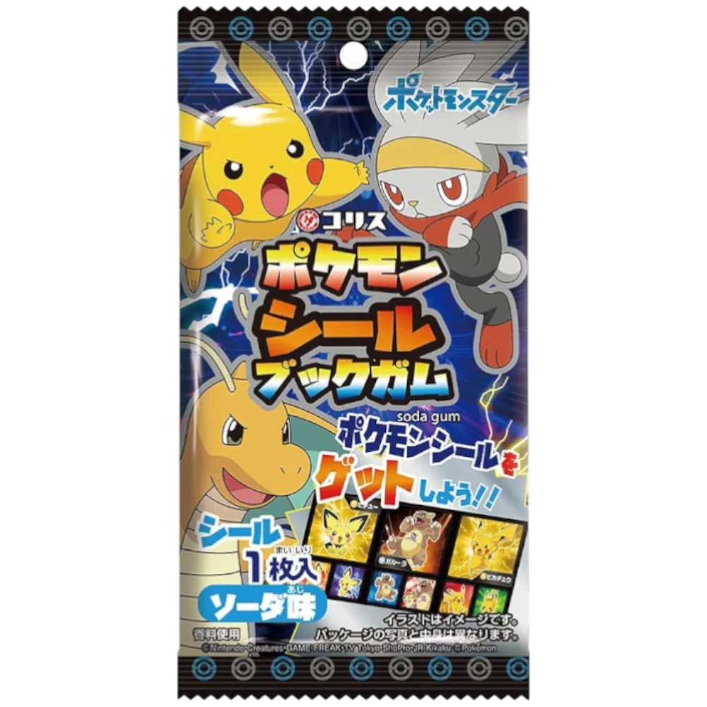 Coris Pokemon Seal Book Soda Gum - 0.12oz (3.5g)