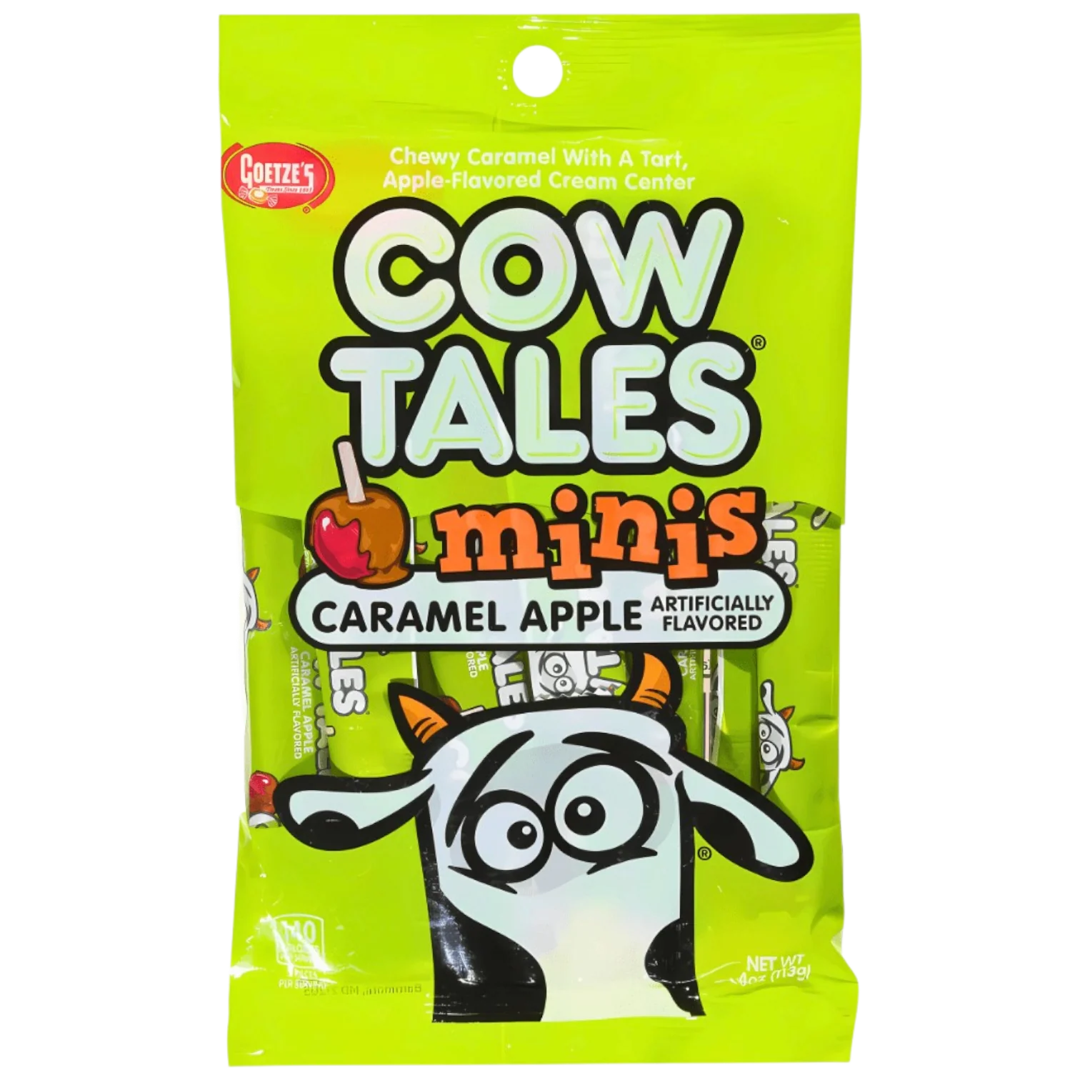Cow Tales Minis Caramel Apple Peg Bag - 4oz (113g)