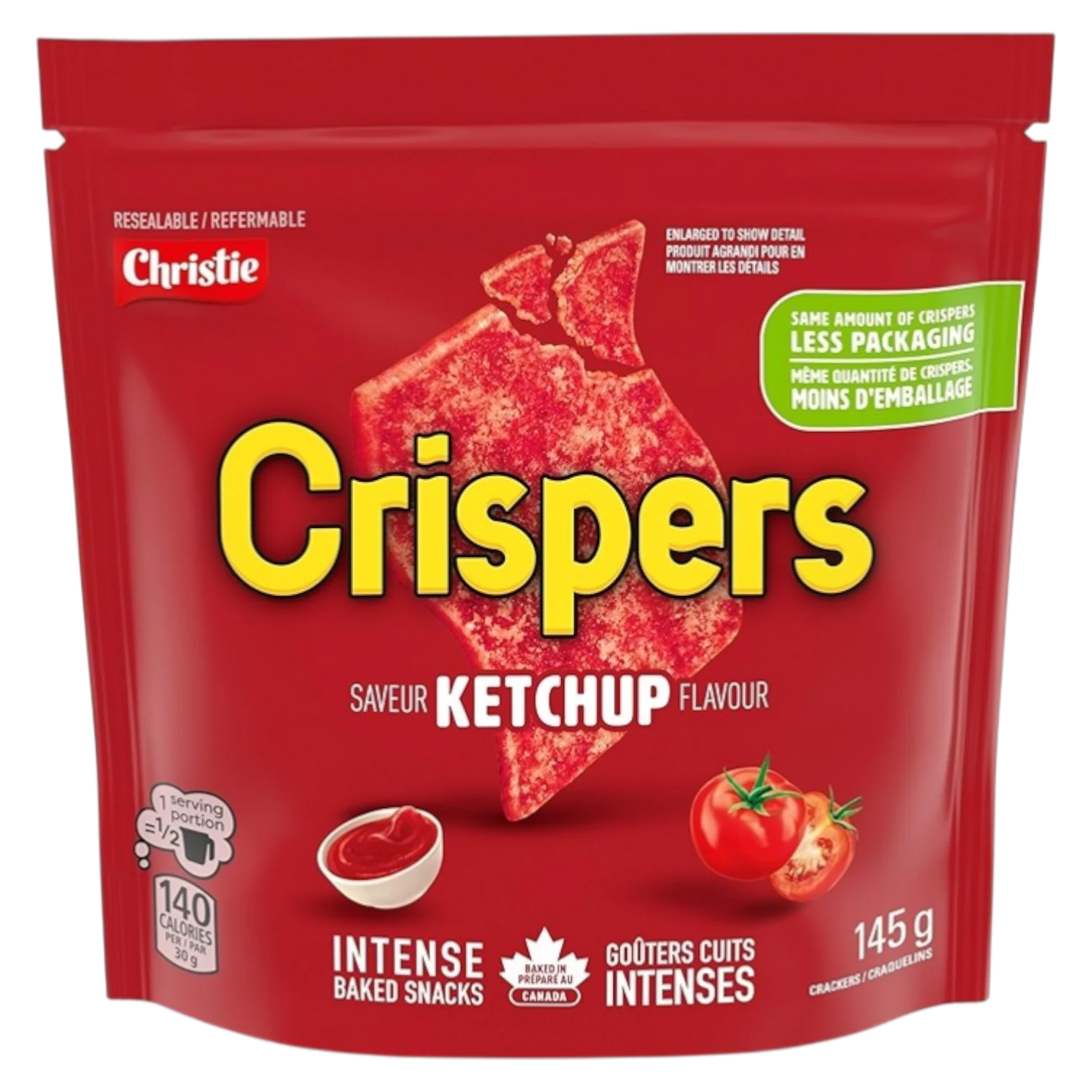 Crispers Ketchup Crackers - 5.11oz (145g)