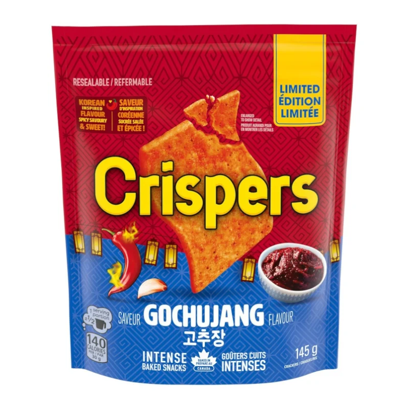 Crispers Limited Edition Gochujang Crackers - 5.11oz (145g)
