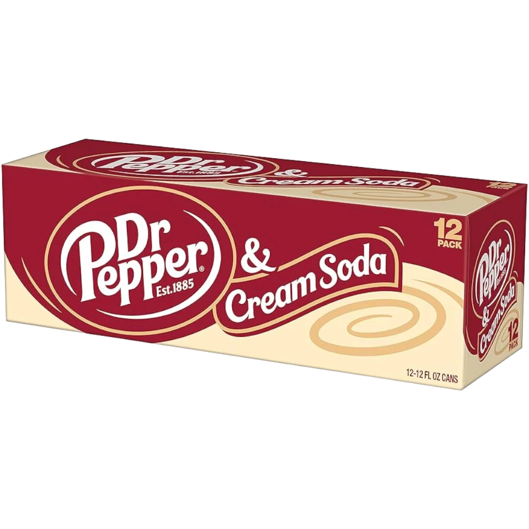 Dr Pepper & Cream Soda - 12fl.oz (355ml) - Image 3
