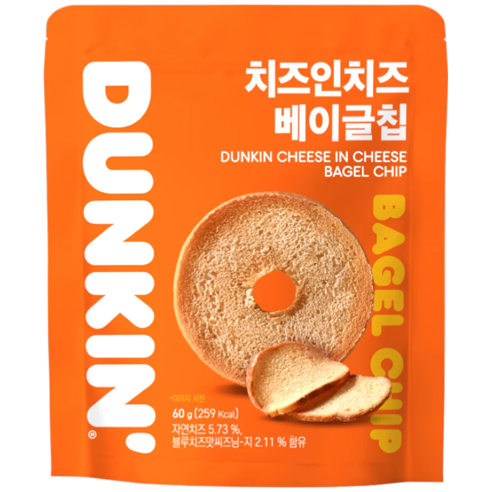 Dunkin' Cheese In Cheese Bagel Chips - 2.11oz (60g)