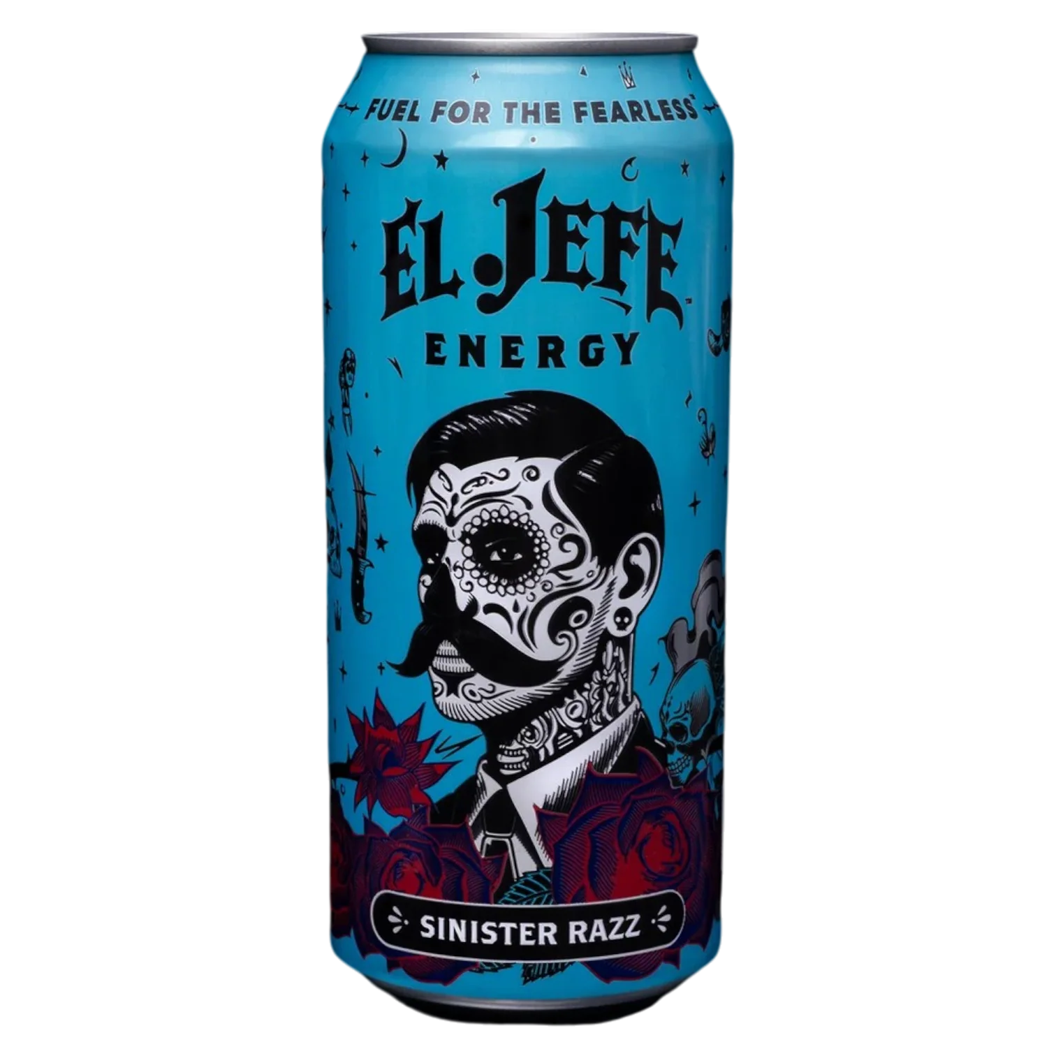 El Jefe Energy Sinister Razz - 16fl.oz (473ml)