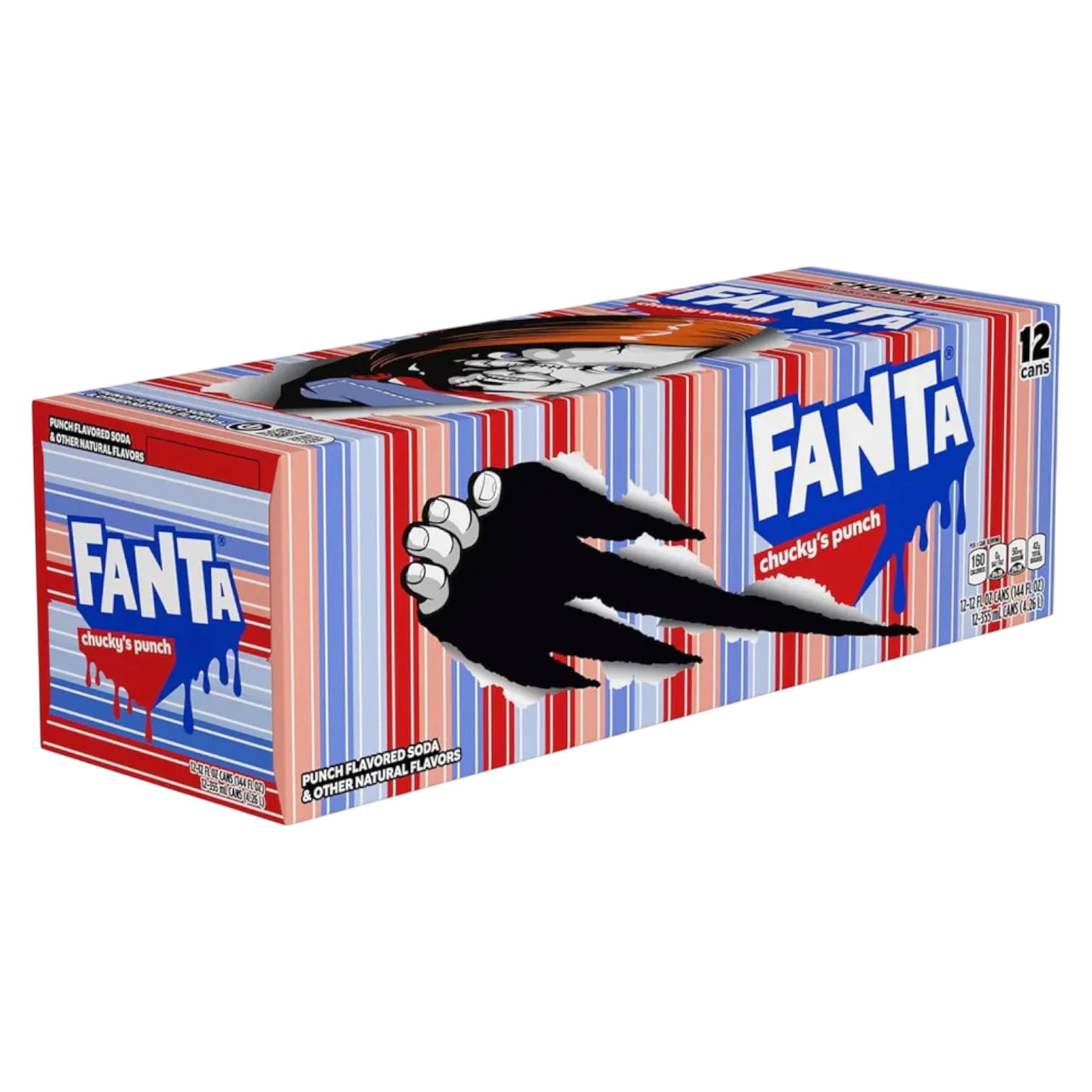 Fanta Chucky's Punch Fruit Punch Halloween Edition - 12fl.oz (355ml) - Image 2