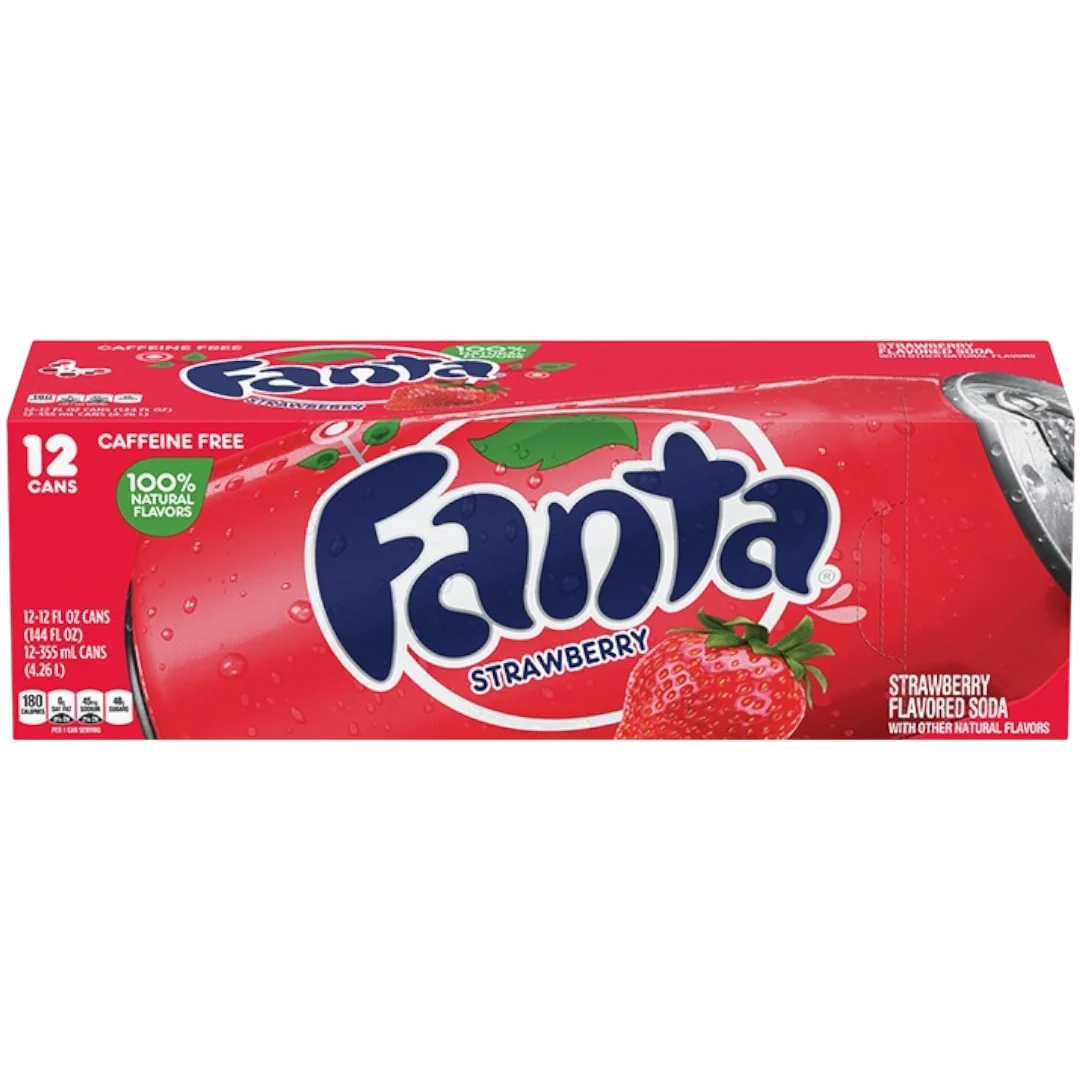 Fanta Strawberry - 12fl.oz (355ml) - Image 2
