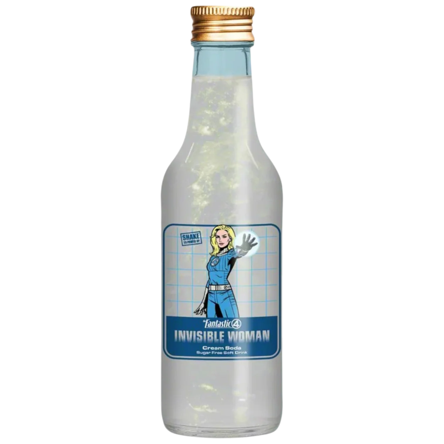 Fantastic 4 Invisible Woman Cream Soda Super Potion (Sugar Free) - 11.2fl.oz (330ml)