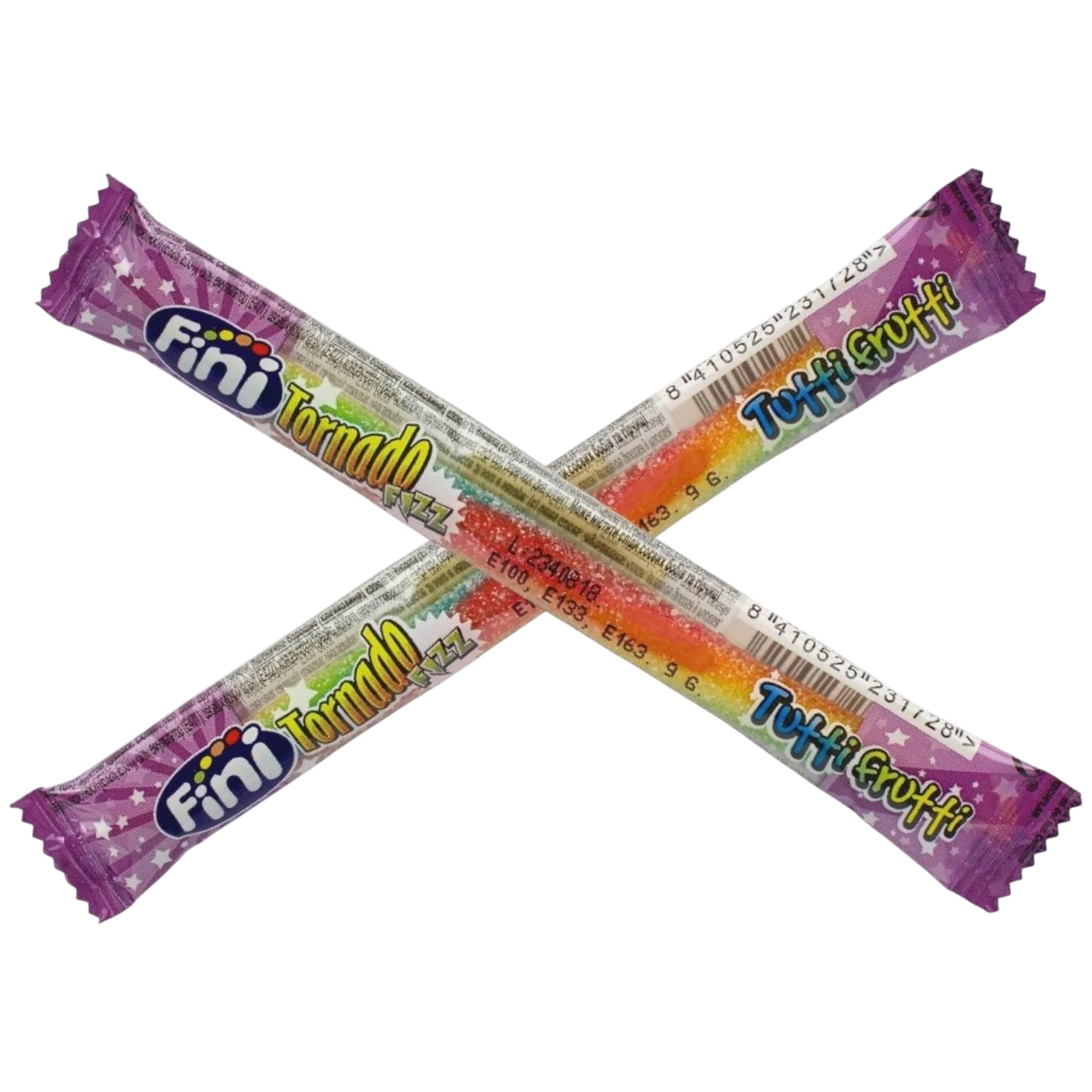 Fini Tornado Fizzy Tutti Frutti - 0.32oz (9g)