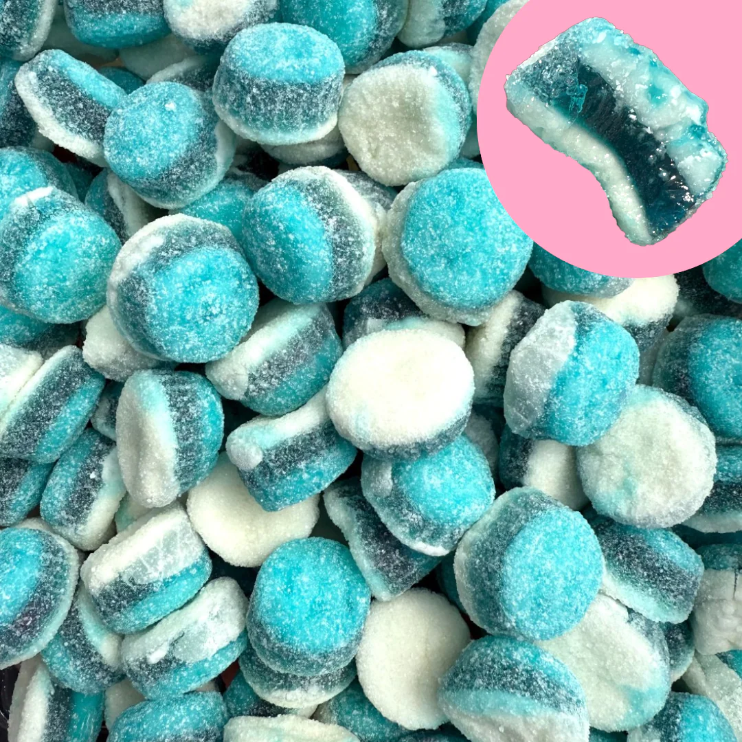 Fondant Filled Blue Raspberry Tarts