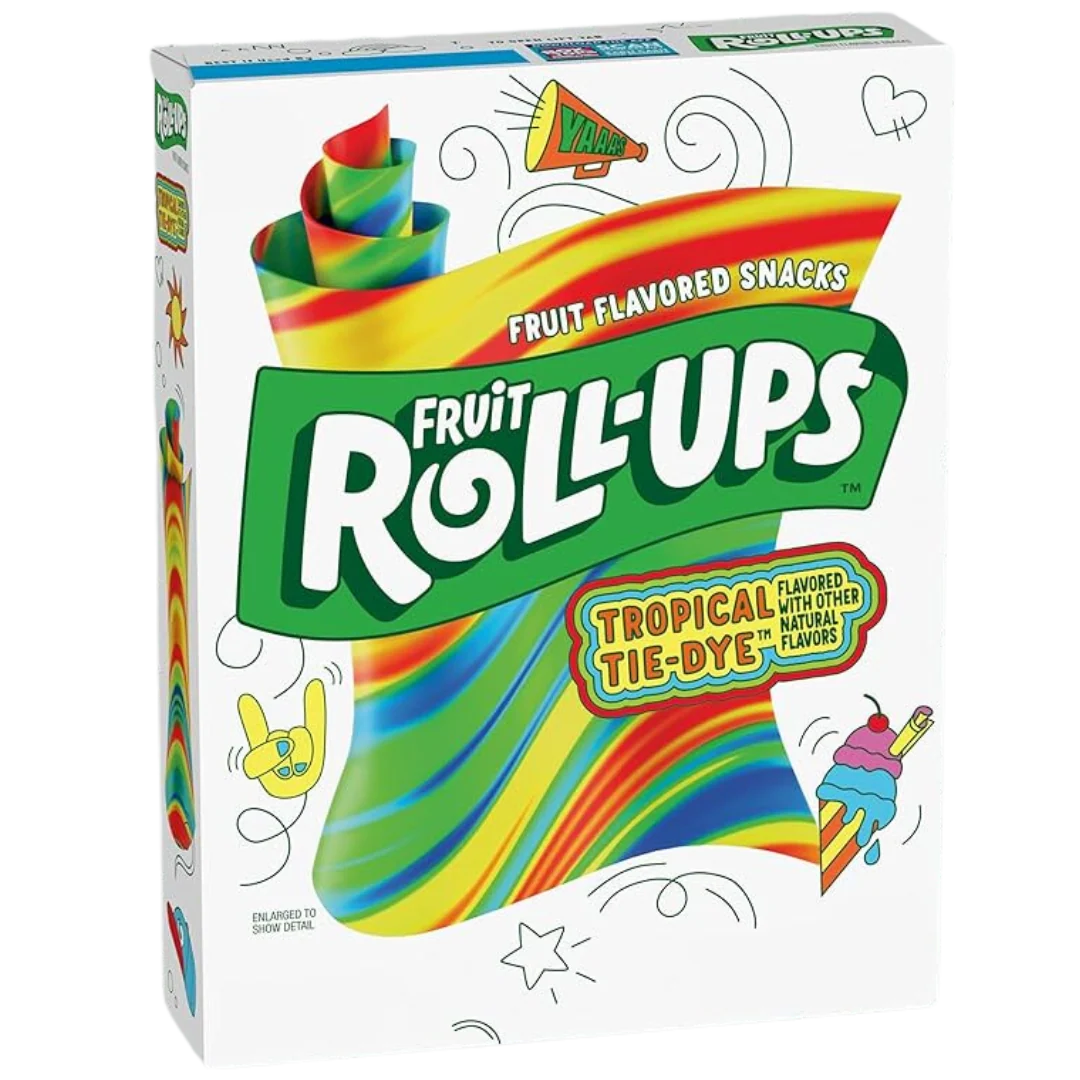 Fruit Roll-Ups Tropical Tie-Dye - 5oz (141g)