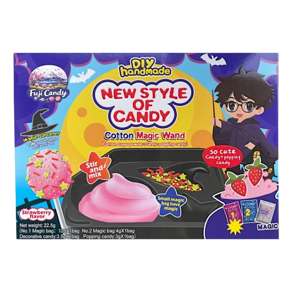 Fuji Candy DIY Handmade Cotton Magic Wand Kit Box - 0.80oz (22.5g)