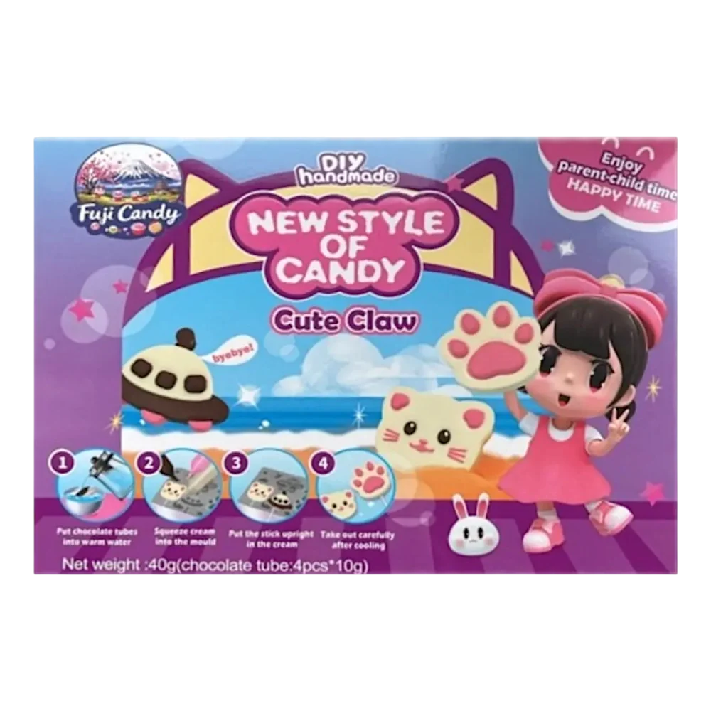 Fuji Candy DIY Handmade Cute Claw Kit Box- 1.42oz (40g)