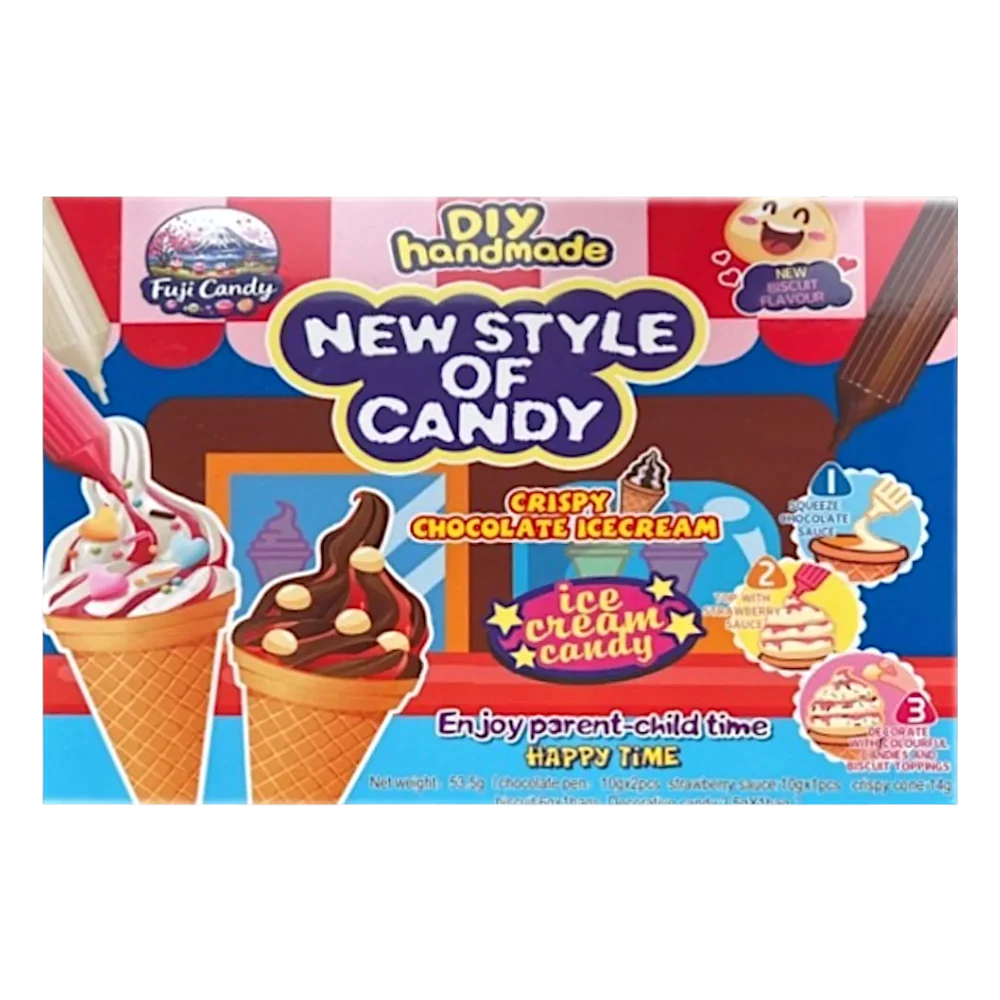 Fuji Candy DIY Handmade Ice Cream Shop Kit Box- 1.55oz (43.5g)