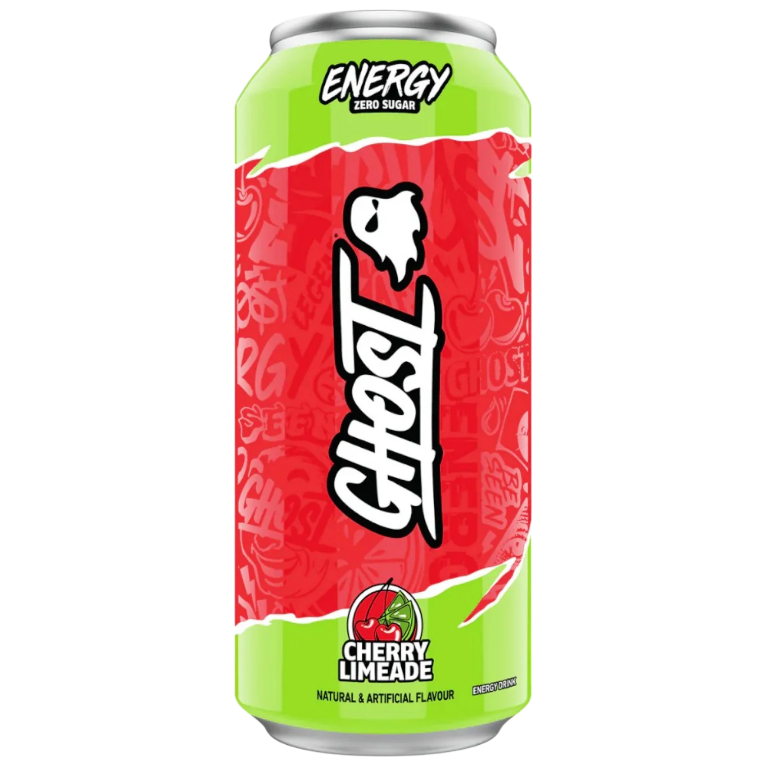 Ghost Energy Cherry Limeade Zero Sugar (UK Version) - 16.9fl.oz (500ml)