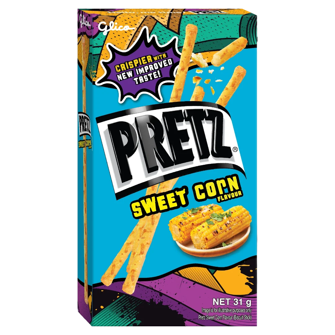 Glico Pretz Corn Flavour - 0.84oz (24g)