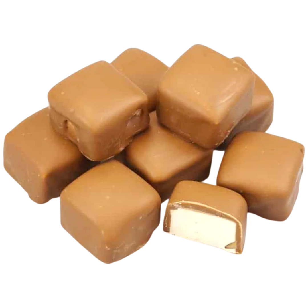 Gourmet Belgian Milk Chocolate Coated Nougat Blocks