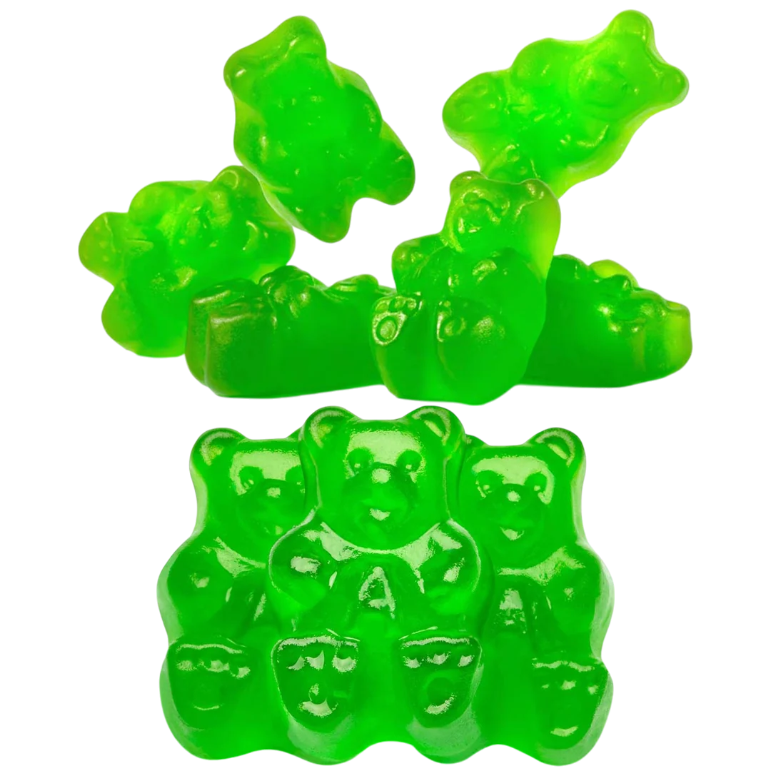 Green Apple Gummy Bears - Image 2