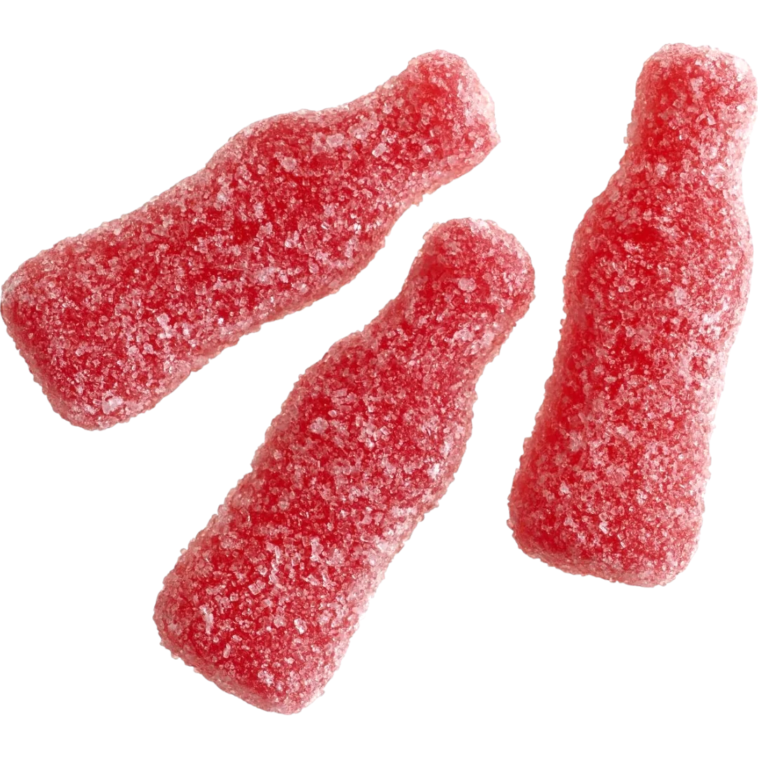 Hallonshots (Sour Raspberry Soda Bottles) - Image 2