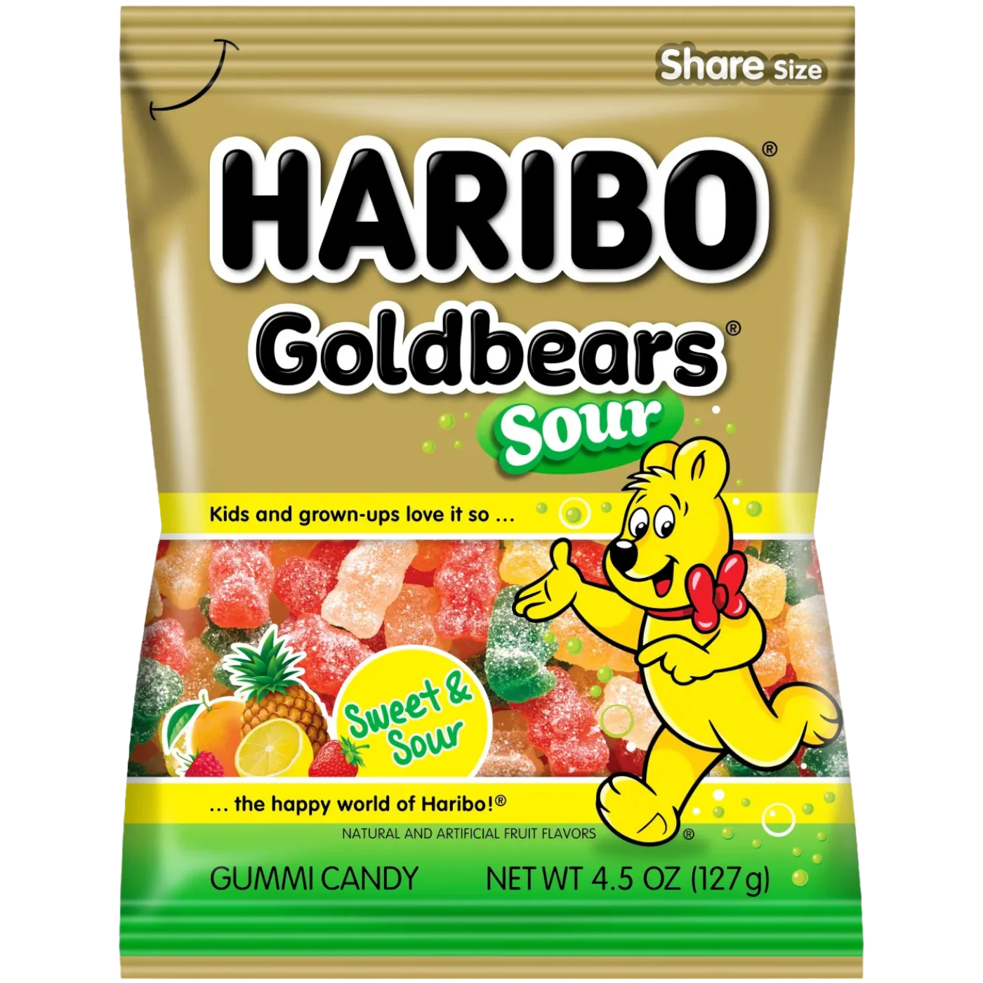 Haribo Sour Goldbears - 4.5oz (127g)