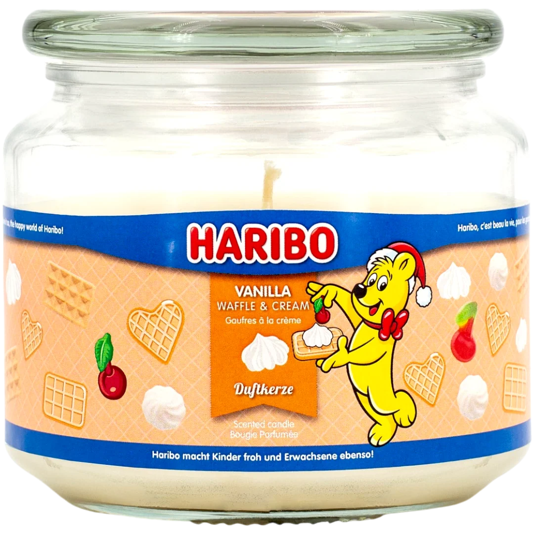 Haribo Vanilla Waffle Cream Scented Candle - 10.58oz (300g)