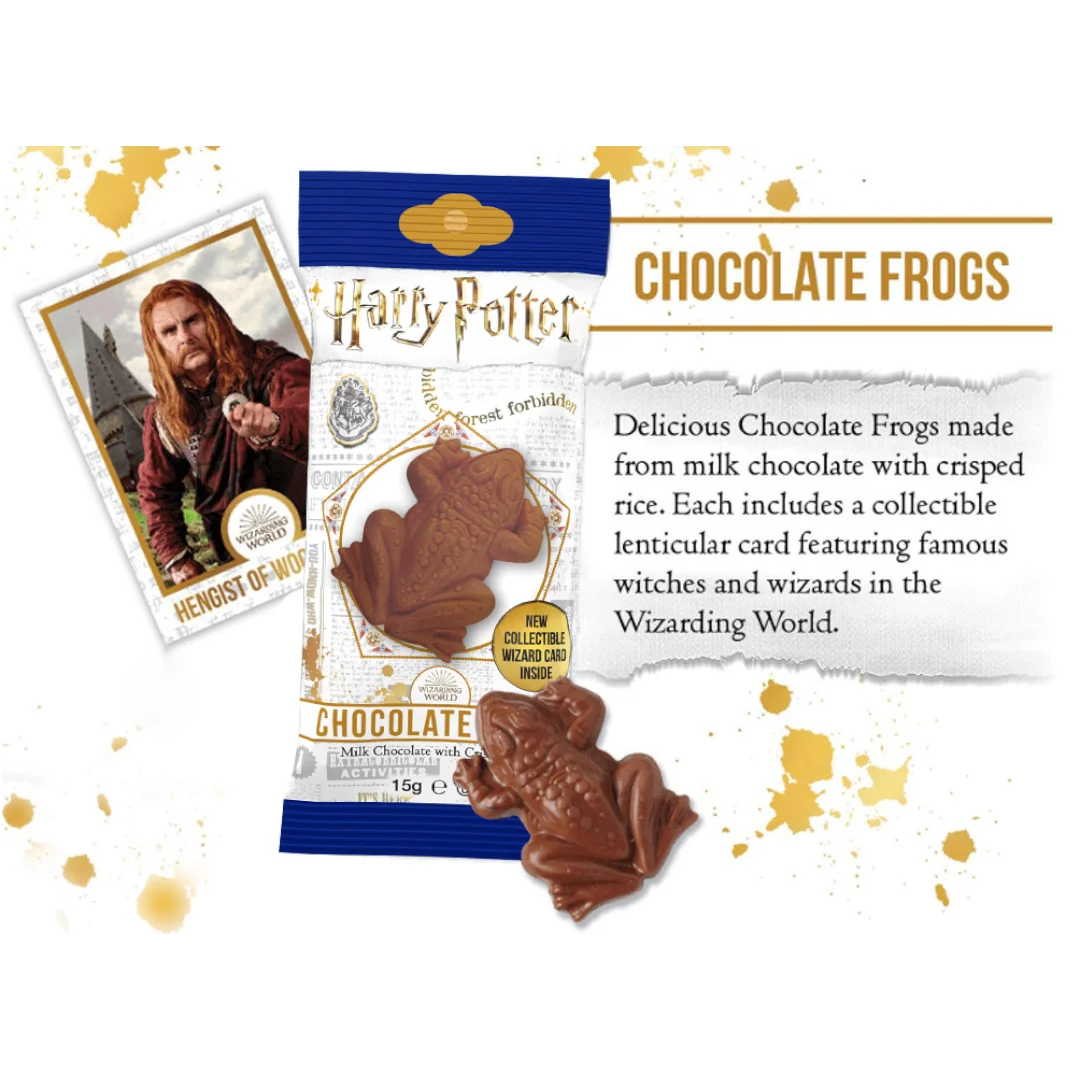 Harry Potter Chocolate Frog with Collectable Wizard Card - 0.55oz (15g) - Image 2