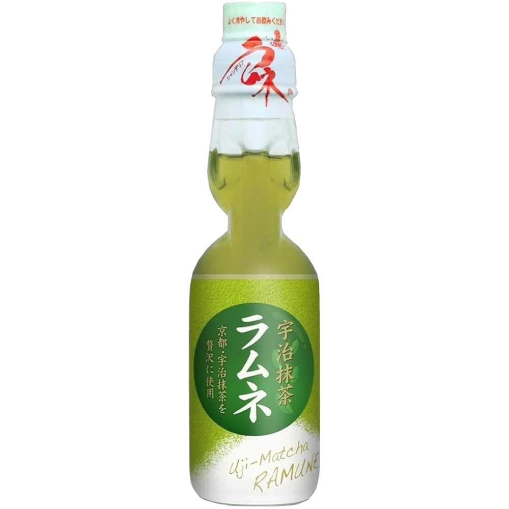 Hatakosen Matcha Ramune Soda - 6.8fl.oz (200ml)