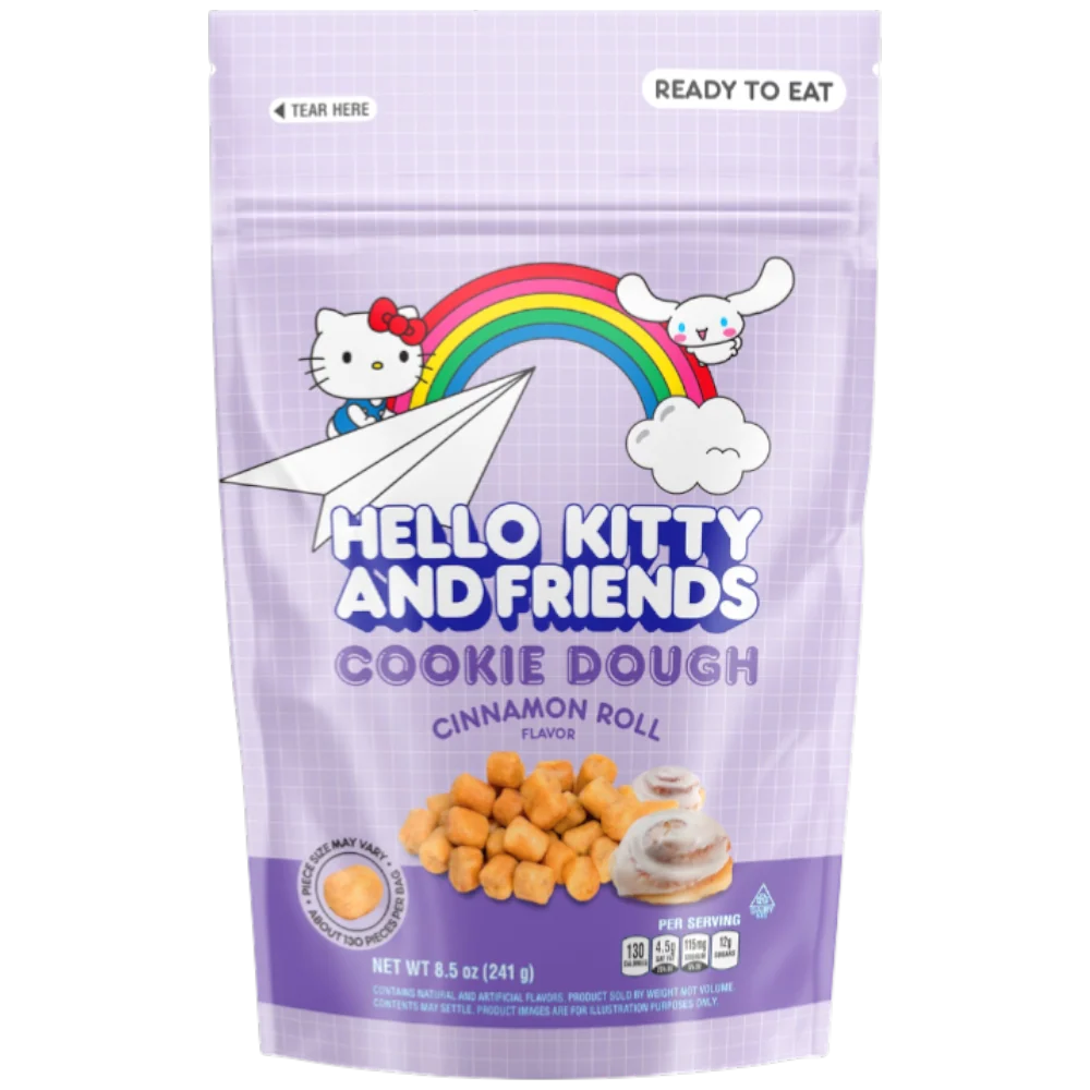 Hello Kitty And Friends Cookie Dough Cinnamon Roll Flavour - 8.5oz (241g)