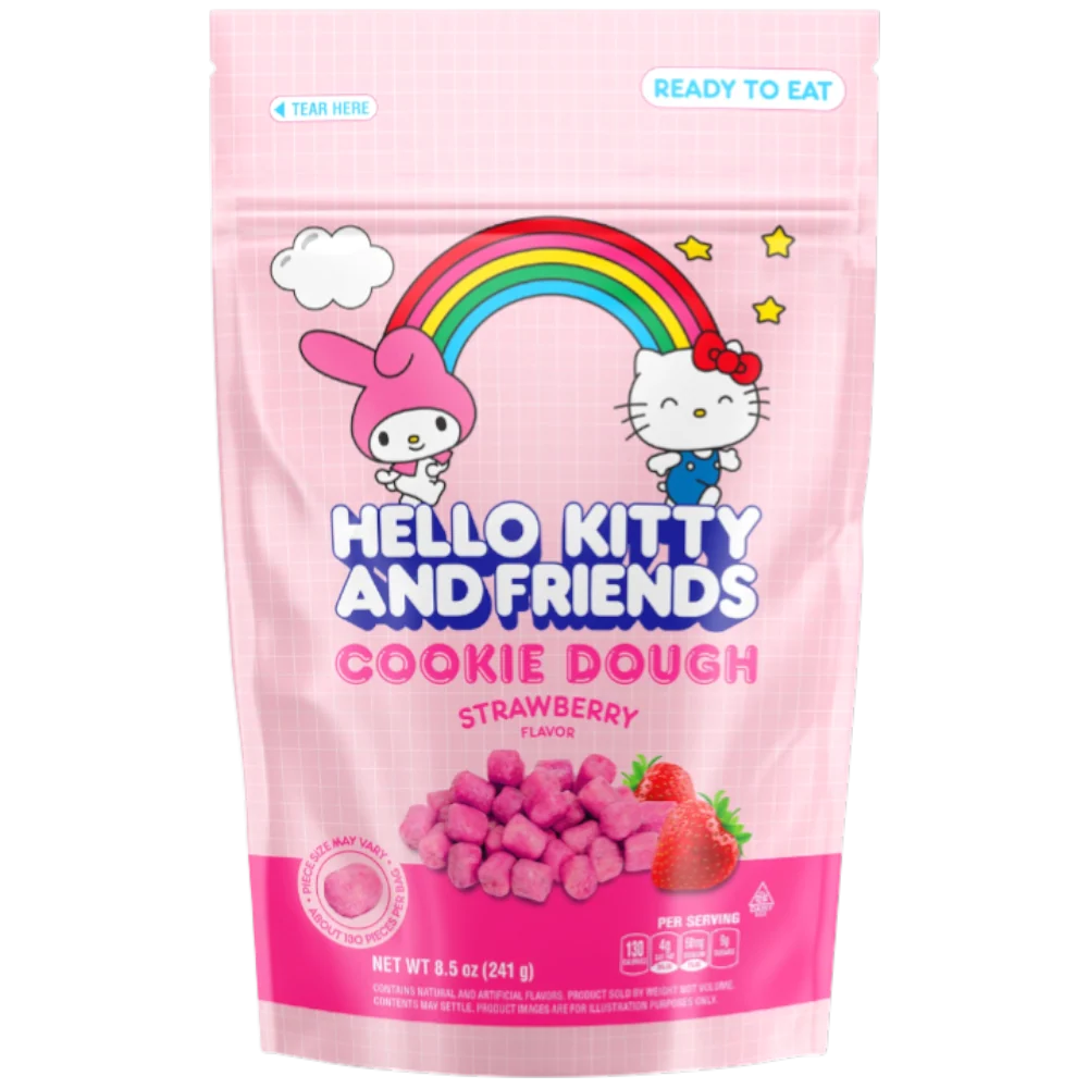 Hello Kitty And Friends Cookie Dough Strawberry Flavour - 8.5oz (241g)