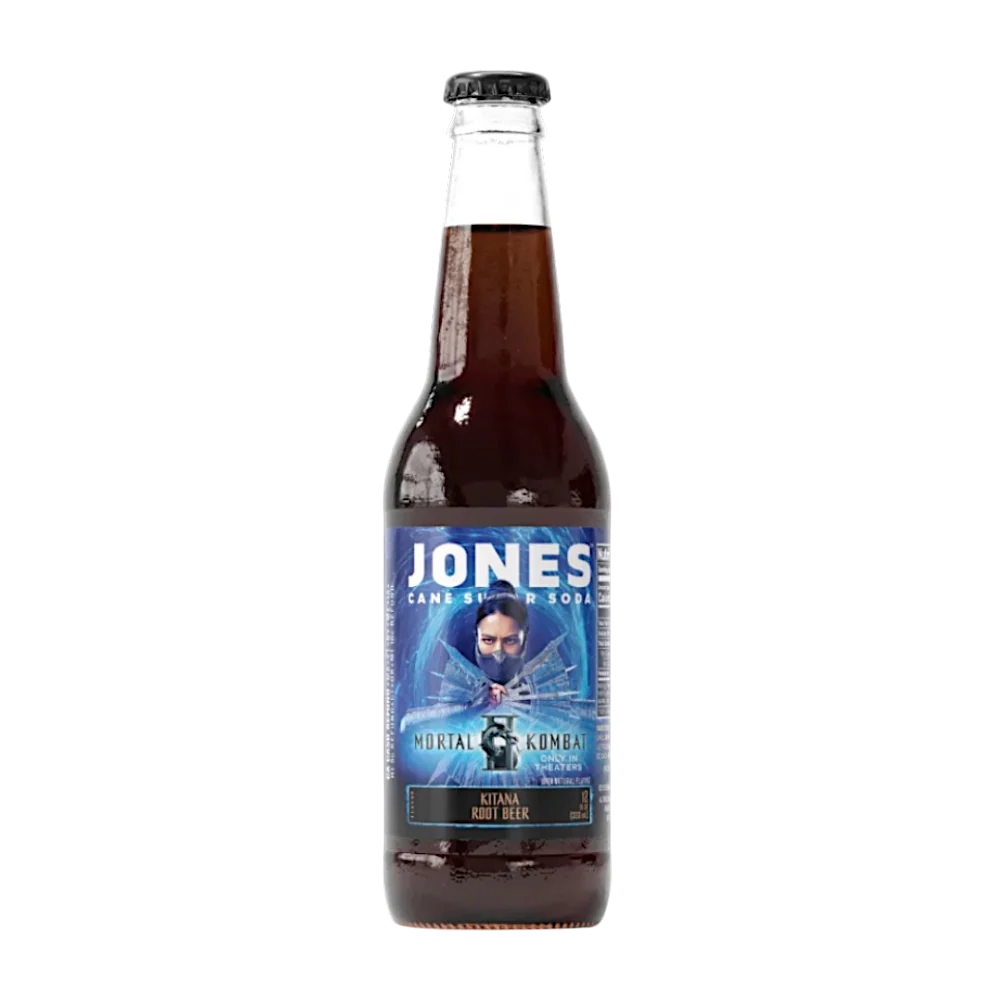Jones Soda x Mortal Kombat II - Kitana Root Beer - 12fl.oz (355ml)
