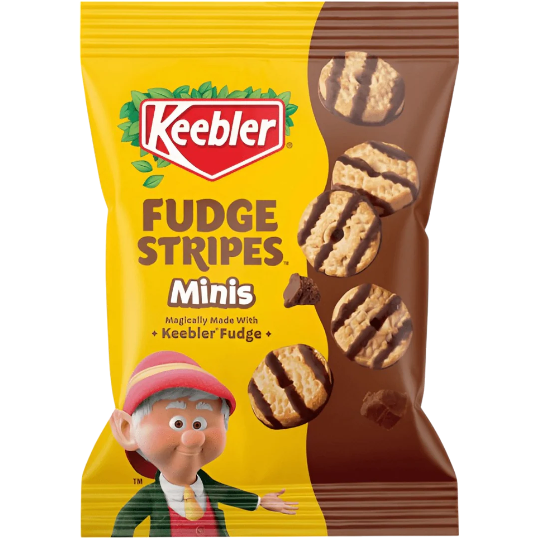 Keebler Fudge Stripes Minis Cookies - 2oz (56g)