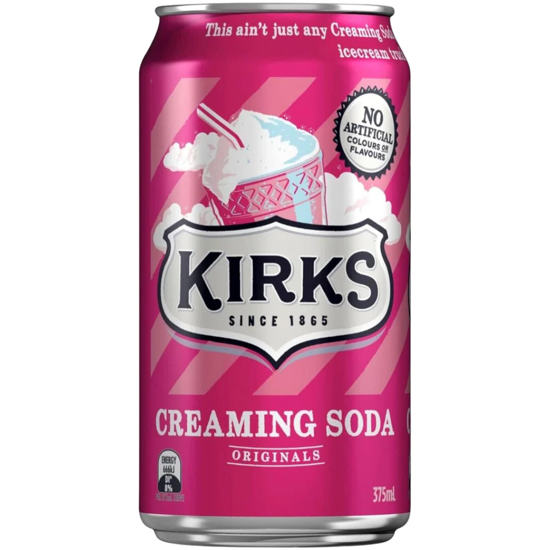 Kirks Creaming Soda (Australian) - 12.6fl.oz (375ml)