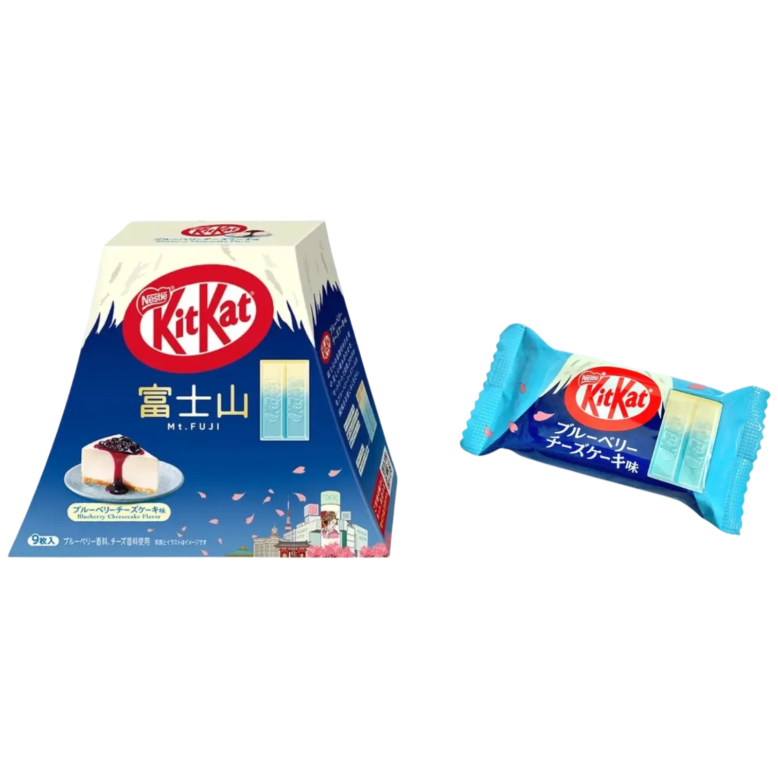 Kit Kat Mount Fuji Blueberry Cheesecake Gift Box (Japan) - 9 Pack