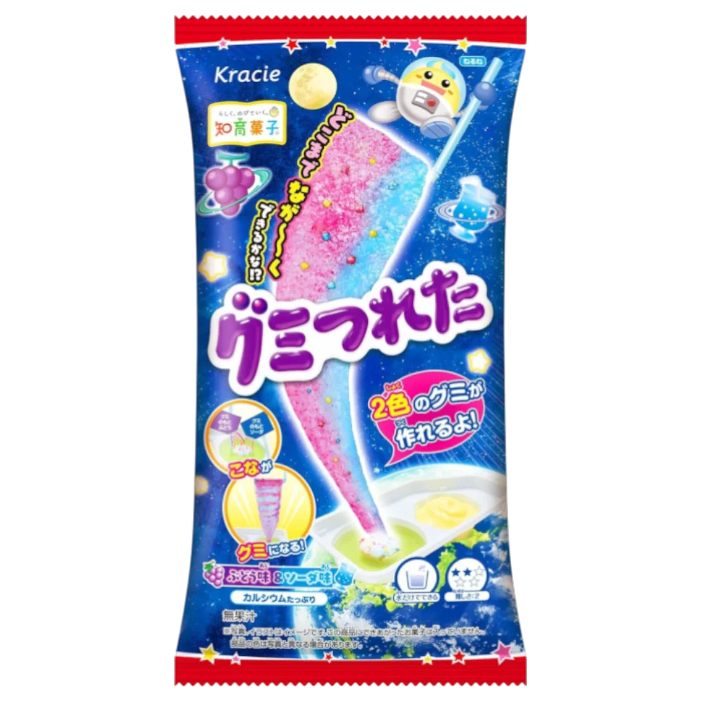 Kracie Gummy Catch! DIY Candy Kit - Grape & Soda Flavour - 0.67oz (19g)