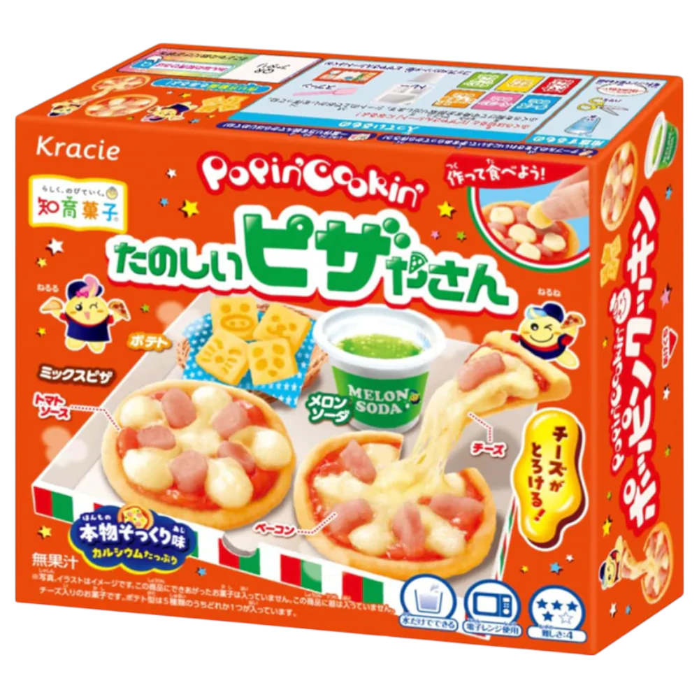 Kracie Popin'Cookin Happy Pizza Shop DIY Candy Kit (Japan) - 0.8oz (23g)